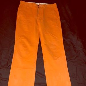 Orange chinos